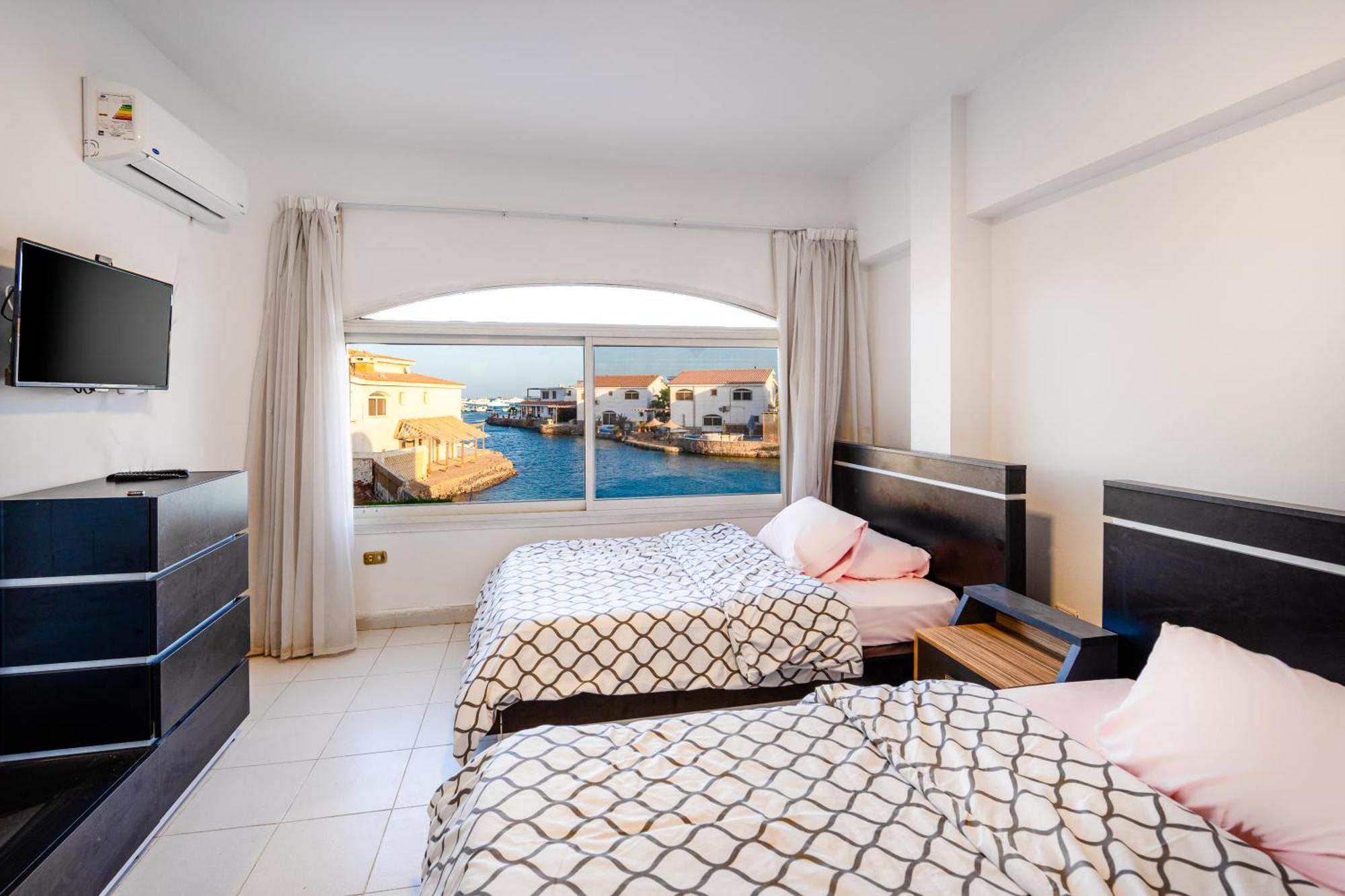 Aden Beach - Sea View Room With Beach Access In Villa Хургада Экстерьер фото
