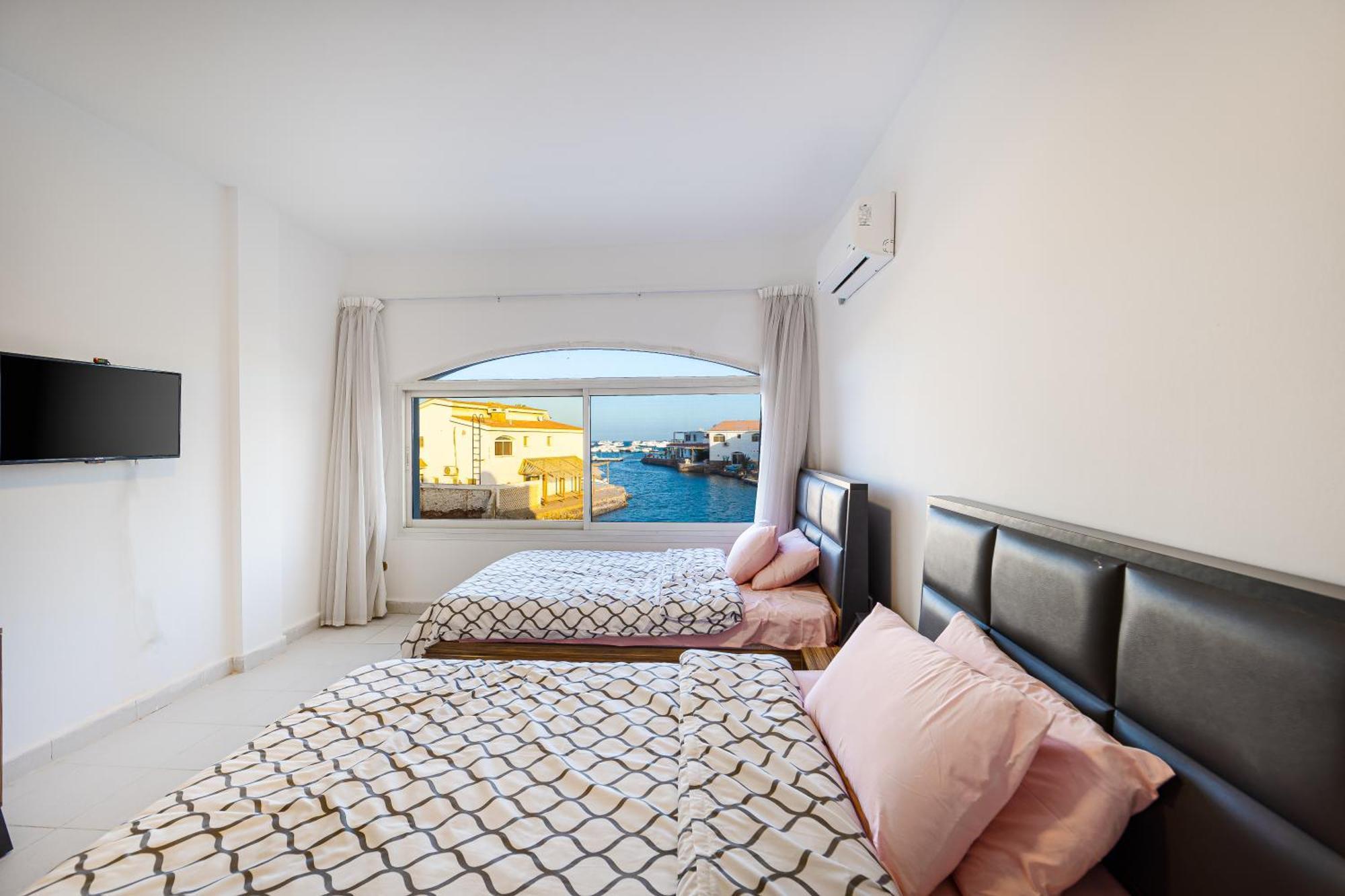 Aden Beach - Sea View Room With Beach Access In Villa Хургада Экстерьер фото